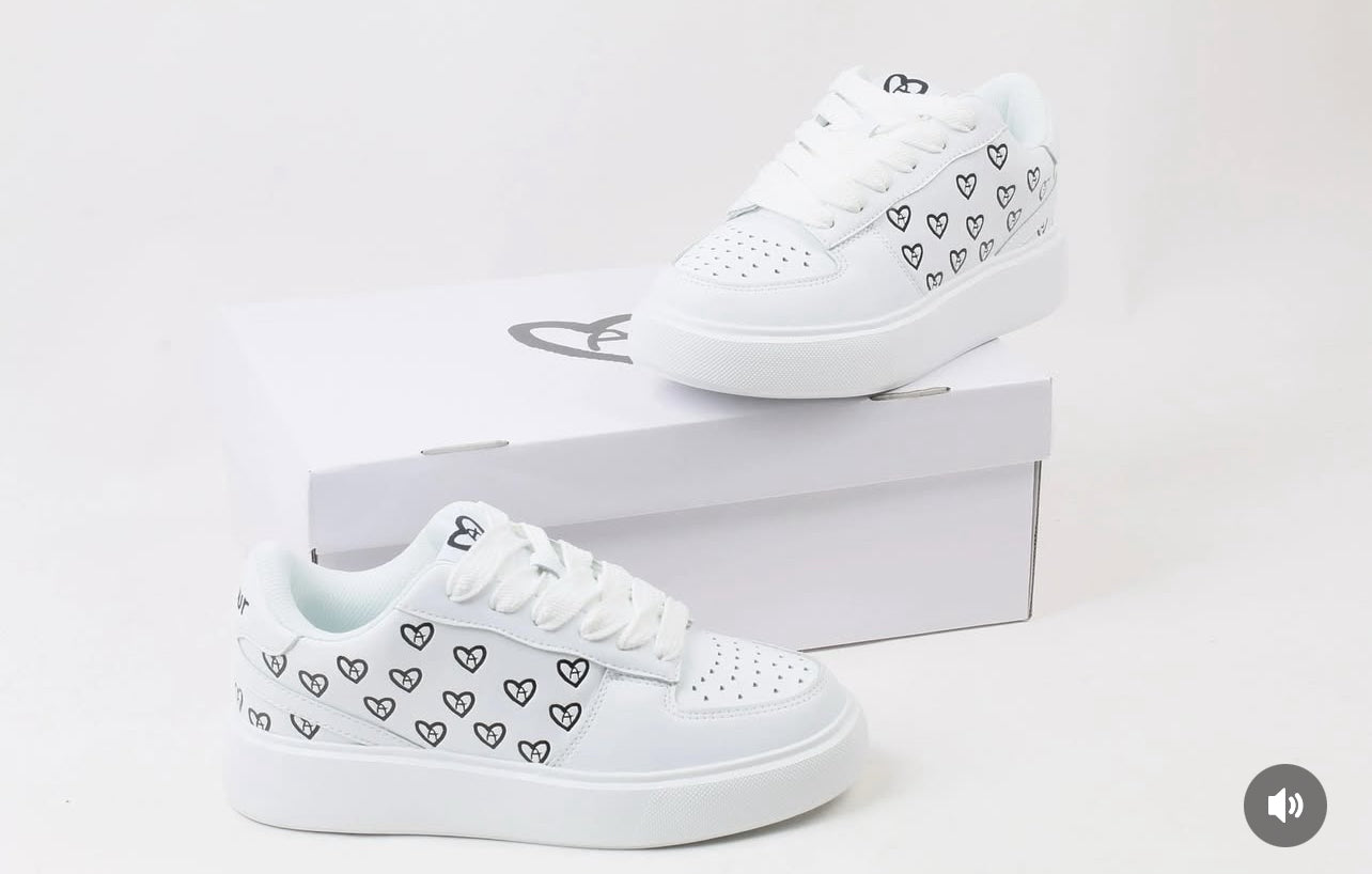Aston Amour “Marble Hearts” Shoes